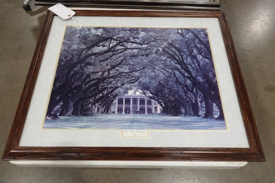 OAK ALLEY PLANTATION 1839 WALL ART