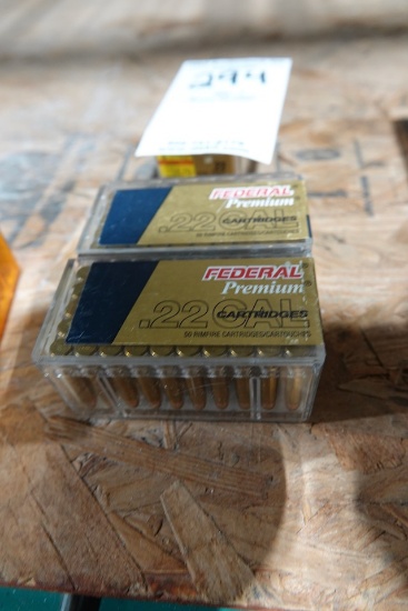 FEDERAL PREMIUM .22 WIN MAG 30GR SIERRA JHP 50 PER BOX (X3)