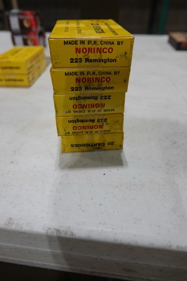 NORINCO 223 REM BRASS CASE 20 PER BOX (X5)