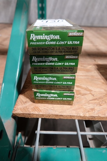 REMINGTON PREMIER CORE-LOKT ULTRA 300 REM 150GR PSP 20 PER BOX (X4)