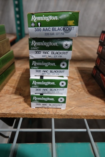 REMINGTON UMC 300 AAC BLACKOUT 220GR OT FB 20 PER BOX (X5)