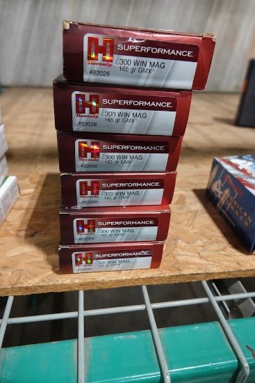 HORNADY SUPER FORMANCE 300 WIN MAG 165GR GMX 20 PER BOX (X6)
