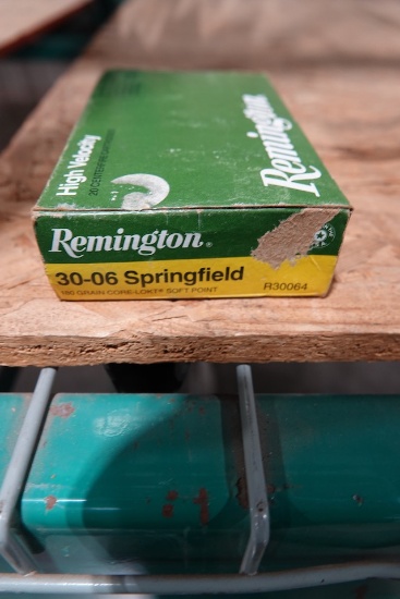 BOX OF REMINGTON 30-06 SPRINGFIELD 180GR CORE-LOKT SP