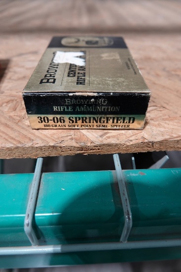 BOX OF BROWNING 30-06 SPRINGFIELD 180GR SP SEMI-SPITZER