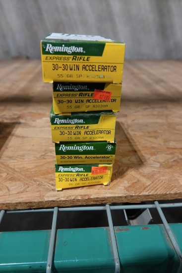 REMINGTON 30-30 WIN ACCELERATOR 55GR SP 20 PER BOX (X5)
