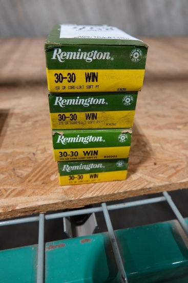 REMINGTON 30-30 WIN 150GR CORE-LOKT SP 20 PER BOX (X4)