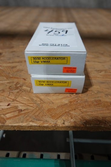 30-30 ACCELERATOR 55GR V/MAX 20 PER BOX (X2)