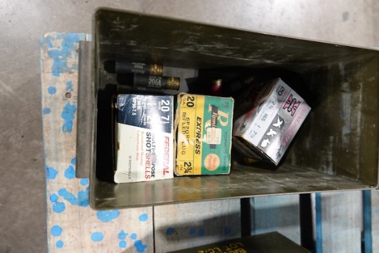 AMMO CAN W/20GA, SHOT GUN SHELLS