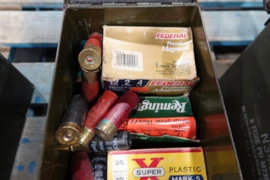 AMMO CAN W/12GA,SHOTGUN SHELLS