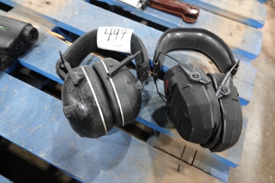 CALDWELL & CABELA'S ELECTRONIC EAR MUFFS (X2)