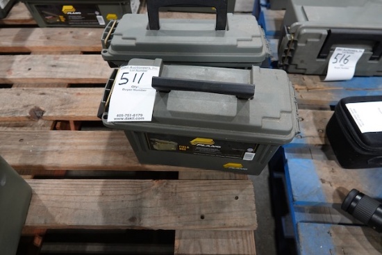PLASTIC AMMO CANS (X2)