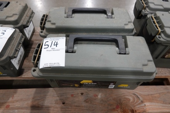 PLASTIC AMMO CANS (X2)