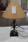HORSESHOE & SPUR DECO LAMP