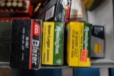 SHOE BOX W/PARITAL BOX AMMO & LOSE AMMO 30-30 WIN, 9MM LUGER,