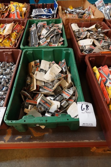 TUBS OF ASSORTED TOOLS, WRENCHES, SOCKETS, SCREWDRIVERS, ETC (X3)
