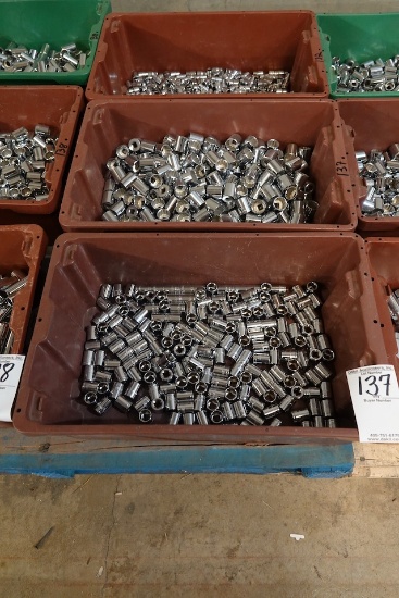TUBS OF ASSORTED WRENCHES & SOCKETS (X3)