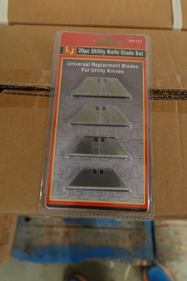 20 PC UTILITY KNIFE BLADE SETS 120 CT (X10)