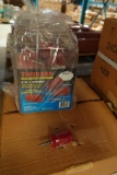 CASES OF 2-IN-1 STUBBY SCREWDRIVERS 4 TUBS/CS (X3)