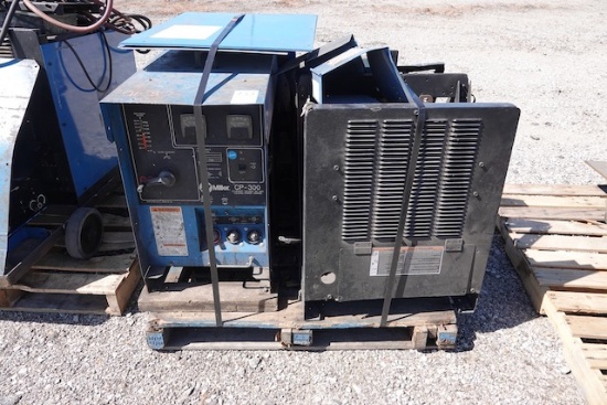 (2) MILLER CP-300 WELDERS & (2) XR EXTENDER REACH WIRE FEEDERS NOT WORKING/ PARTS