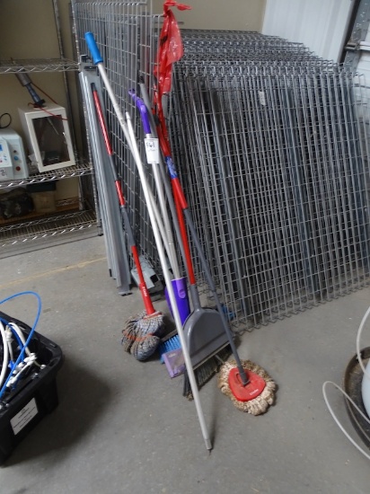 BROOMS & MOPS