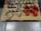 HOSE HOBBLE CLAMPS, PONY CLAMPS, RISE CLAMPS, CHAIN, SPROCKET & MISC