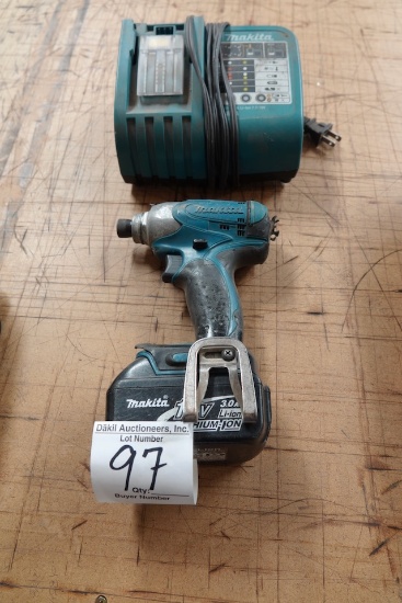 MAKITA IMPACT, CHARGER & BATTERY X1