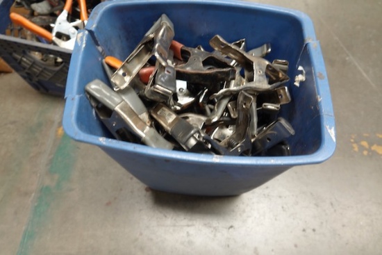 BUCKET, BOX OF CLAMPS