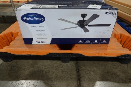 NEW HARBOR BREEZE CEILING FAN CYPRESS POINT 52”