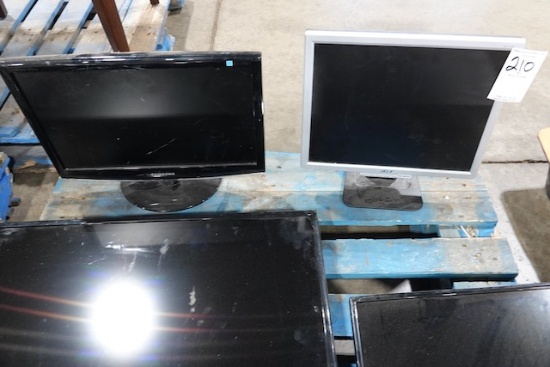 SAMSUNG & ACERMONITOR SCREENS (X2)