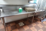 DISH SINK W/SPRAYER FAUCET