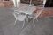 PATIO TABLE W/4 CHAIRS X1