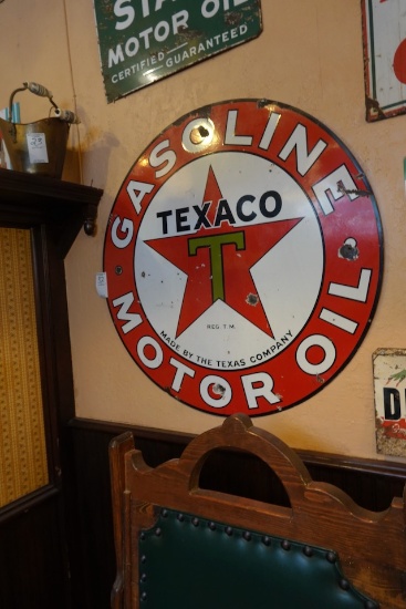 PORCELAIN TEXACO SIGN
