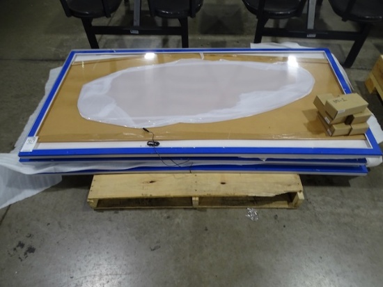 NEW LED BACKLIT COMERCIAL SIGN 6’X3’ (X5)