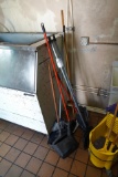 BROOMS & DUST PANS X1