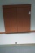 DRY ERASE BOARD IN CABINET