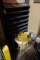 METAL SHELF, CORDS, MOP BUCKETS & MISC X1