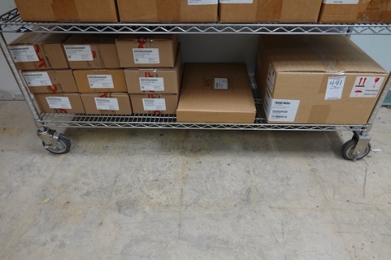 SHELF OF ELECTRICAL COMPONENTS (NEW)
