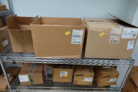 SHELF OF ELECTRICAL COMPONENTS (NEW)