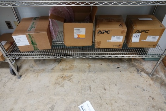 SHELF OF ELECTRICAL COMPONENTS (NEW)