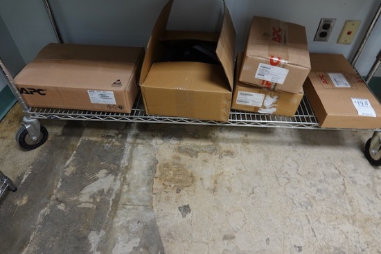 SHELF OF ELECTRICAL COMPONENTS (NEW)