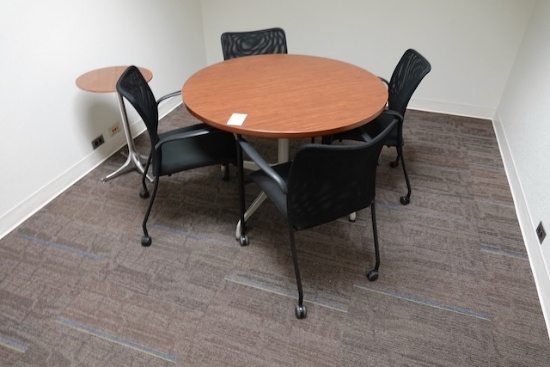 TABLES, CHAIRS & DRY ERASE BOARD X1