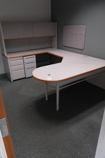 CONTENTS OF OFFICE, DESK, CONTENTS & DRY ERASE BOARD X1