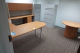 OFFICE COMBO W/DESK, TABLE, FILE CABINETS & DRY ERASE BOARD X1