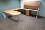 OFFICE COMBO W/DESK, FILE CABINET & DRY ERASE BOARD X1
