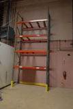 PALLET RACKING W/PLYWOOD SHELVES X1