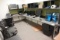 OFFICE DESK W/COMPUTER MONITORS & MISC X1