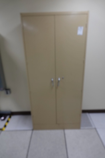 2 DOOR METAL CABINET