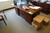 OFFICE DESK & CREDENZA