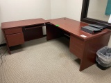 OFFICE DESK W/RETURN