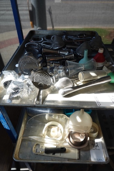 PAN OF UTENSILS